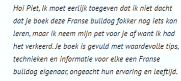 Franse Bulldog handboek review 1